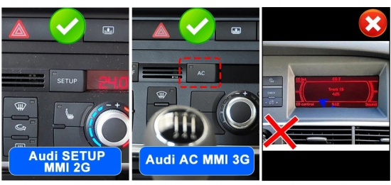 8,8" Android 14 Display 8-Core Audi A6 C6 2005–2011 CarPlay & Android Auto